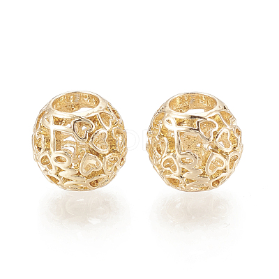 Alloy European Beads PALLOY-T048-29G-1