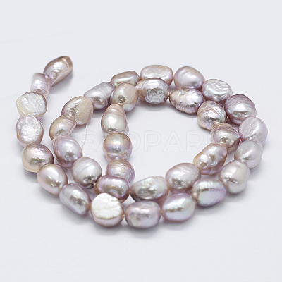 Natural Cultured Freshwater Pearl Beads Strands PEAR-L033-31B-1