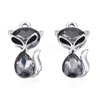 UV Plating Alloy Enamel Pendants ENAM-N058-02A-1