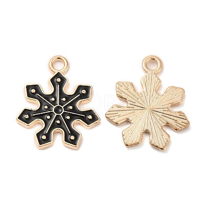 Christmas Light Gold Tone Alloy Enamel Pendants FIND-C031-01KCG-01-1