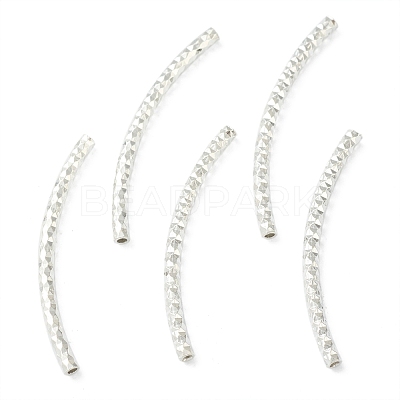 Brass Tube Beads KK-Y003-86G-S-1