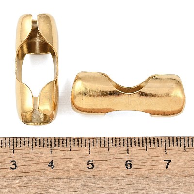Ion Plating(IP) 304 Stainless Steel Ball Chain Connectors STAS-Z084-02G-1