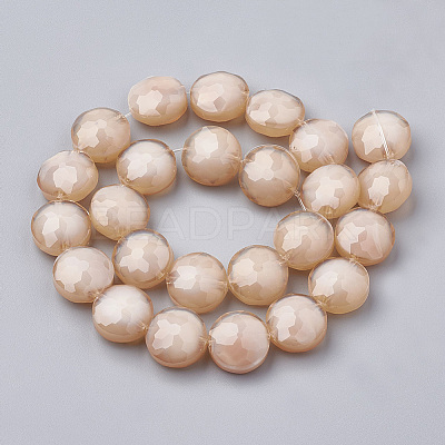 Opaque Solid Color Glass Beads Strands LS-GLAA-N032-05M-1
