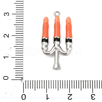 Halloween Brass Enamel Pendants KK-F915-01J-P-1