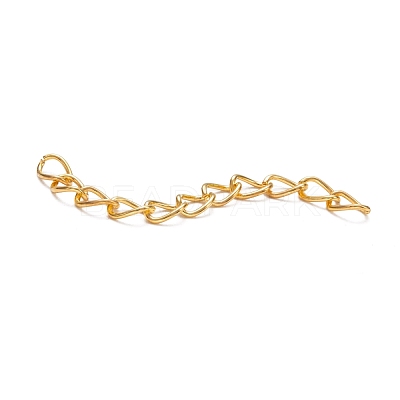 Iron Ends with Twist Chains CH-CH017-G-5cm-1