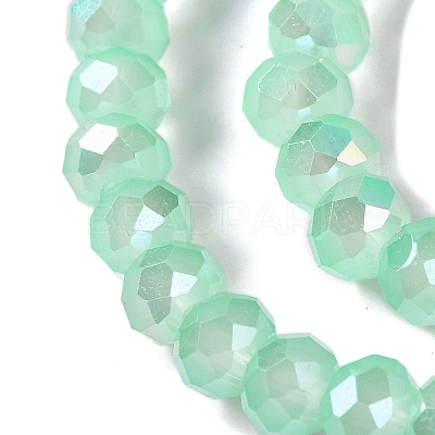Baking Electroplate Glass Beads Strands X1-DGLA-A039-J10mm-B07-1