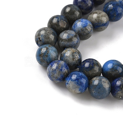 Natural Lapis Lazuli Beads Strands G-A163-07-8mm-1