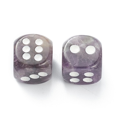 Natural Amethyst Cabochons G-M378-02B-1