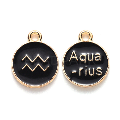 Alloy Enamel Pendants ENAM-S124-01A-08J-1