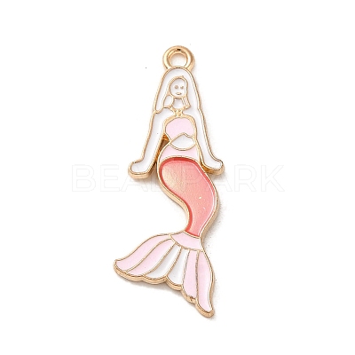 Alloy Enamel Pendants ENAM-E064-04KCG-01-1