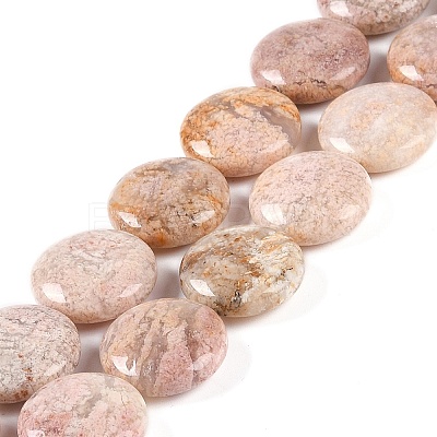 Natural Cherry Blossom Agate Beads Strands G-L246-24-1
