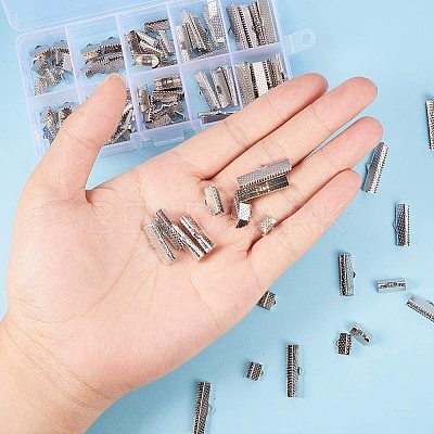 Mixed Iron Ribbon Crimp Ends Sets IFIN-PH0008-01P-1