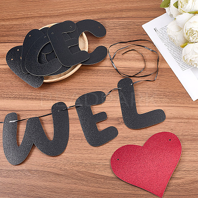 Paper Welcome Back Matter Banner DIY-WH20001-89B-1