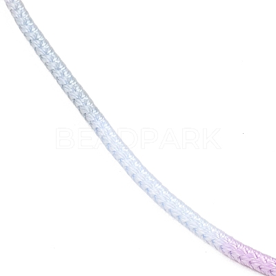 Braided Polycotton Cord Necklaces Making MAK-F038-B15-G-1