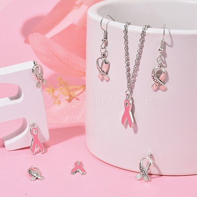 50Pcs 2 Styles Alloy Enamel Pendants ENAM-LS0001-29-1