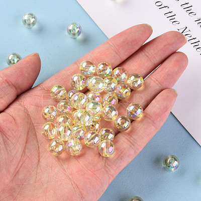 Transparent Acrylic Beads MACR-S370-B10mm-728-1