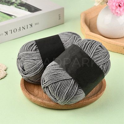 5Pcs Polyester Yarn for Knitting & Crochet YCOR-SZ0001-03F-1