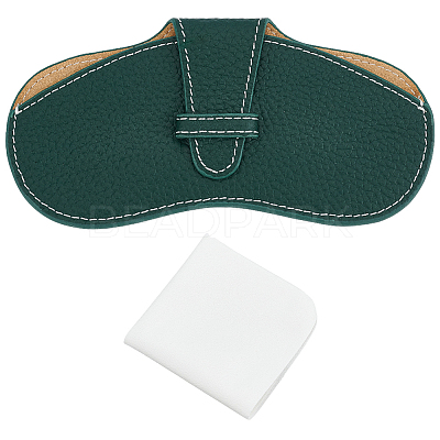 1Pc Cowhide Eyeglass Cases ABAG-CN0001-58B-1