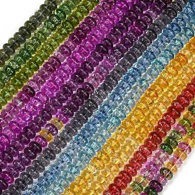 Dyed Imitation Gemstone Glass Beads Strands GL-Z001-03B-1