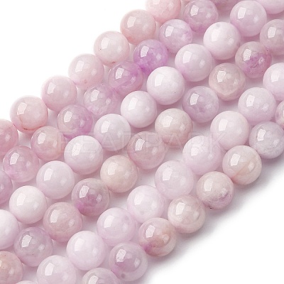 Natural Kunzite Beads Strands G-H313-01D-8mm-1