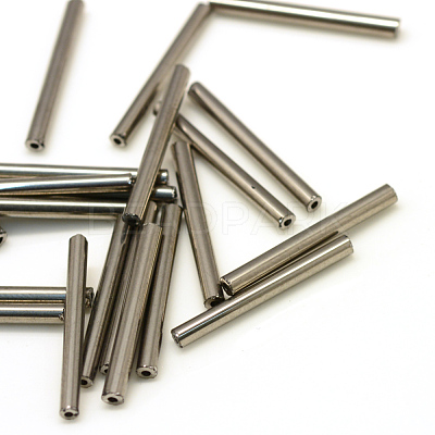 Glass Bugle Beads SEED-R028-2x15-A04-1