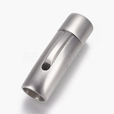 304 Stainless Steel Bayonet Clasps STAS-O114-032B-MP-1