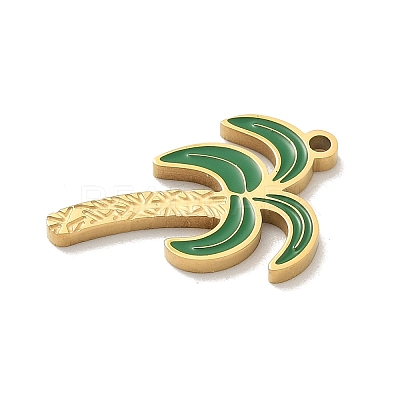 304 Stainless Steel Enamel Pendants STAS-I322-84F-G-1