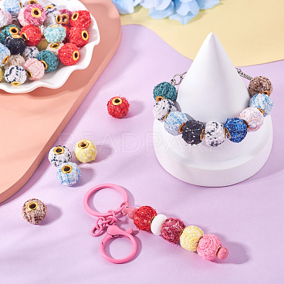 100Pcs Cloth Alloy European Beads FIND-TA0006-74-1