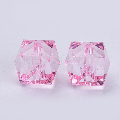 Transparent Acrylic Beads TACR-Q259-10mm-V03-01-1