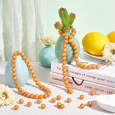 Food Grade Eco-Friendly Silicone Beads LS-SIL-WH0010-10C-1