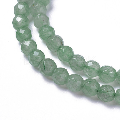 Natural Green Aventurine Beads Strands G-F596-10-2mm-1