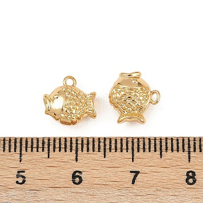 Ocean Theme Brass Charms KK-F902-07K-G-1