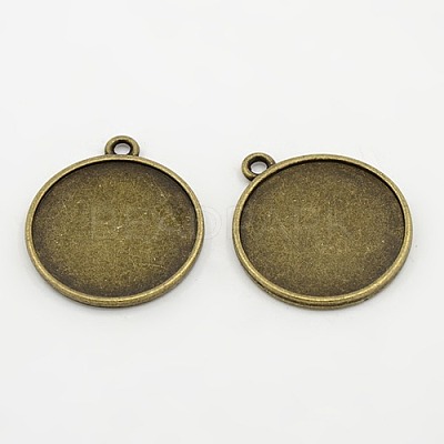 Alloy Pendant Cabochon Settings X-K0PAY072-1