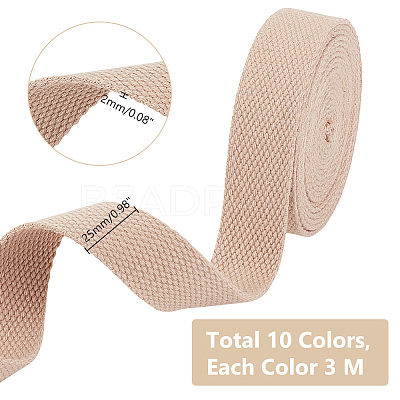 35M 10 Colors Flat Polycotton Ribbon OCOR-PH0002-67-1