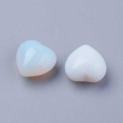 Opalite Heart Love Stones DJEW-P009-02C-1