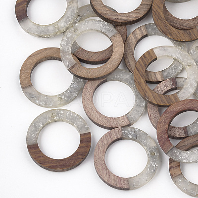 Resin & Wood Pendants X-RESI-S358-04E-1
