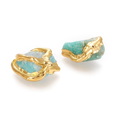 Raw Rough Natural Amazonite Beads X-G-P439-F04-1