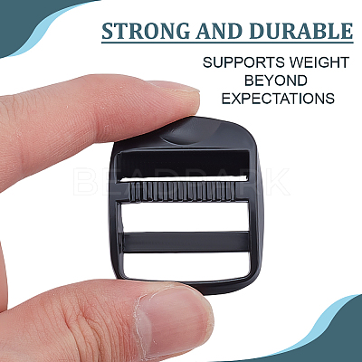 Zinc Alloy Ladder Lock Slider Buckles FIND-WH0366-012EB-1