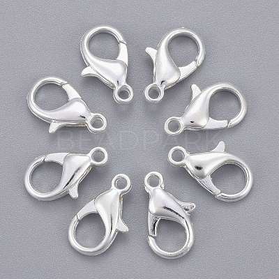Zinc Alloy Lobster Claw Clasps E105-S-1