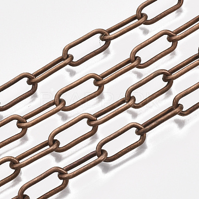 Unwelded Iron Paperclip Chains CH-S125-09B-R-1