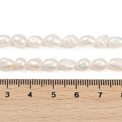 Natural Cultured Freshwater Pearl Beads Strands PEAR-P064-20H-04A-1
