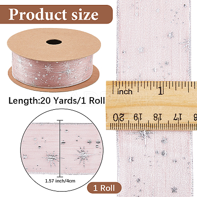 20 Yards Polyester Printed Grosgrain Ribbon OCOR-WH20005-32B-05-1