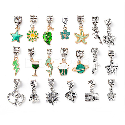 DIY Alloy European Bracelets Making Kits DIY-I108-01D-1