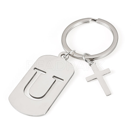 1Pc Stainless Steel Keychains KEYC-TADJ0001-08U-1