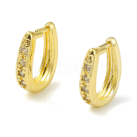 Rack Plating Brass Pave Cubic Zirconia Snap on Bails X-KK-G464-11G-04-1
