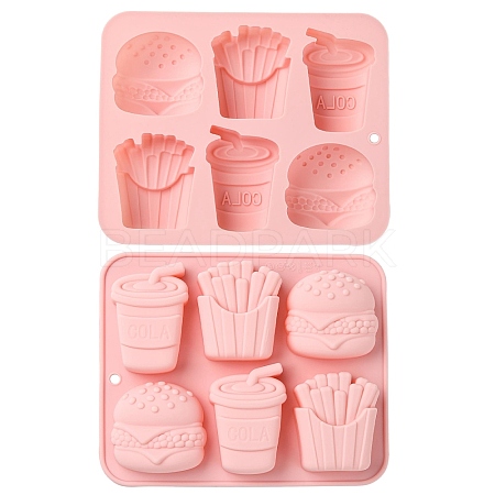Burger French Fries Drink shaped Silicone Molds ST-CJ0043-056-1