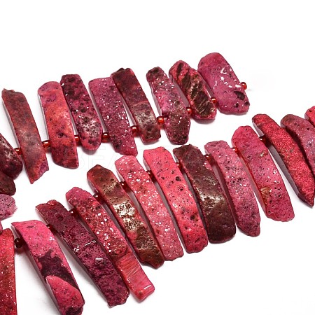 Nuggets Natural Agate Beads Strands G-F214-34C-1