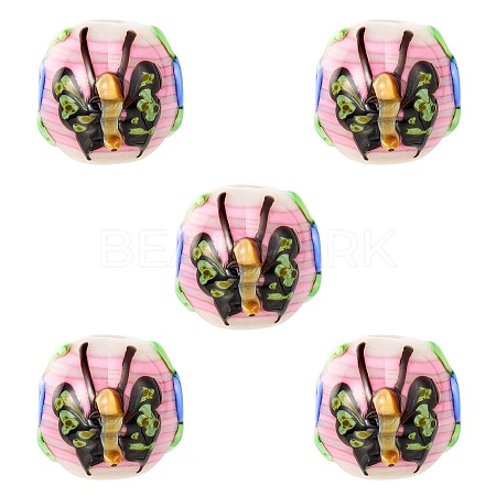 5Pcs Handmade Lampwork Beads LAMP-SZ0001-49C-1
