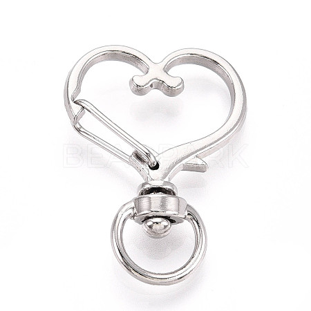 Alloy Swivel Snap Hook Clasps PALLOY-T090-81P-1