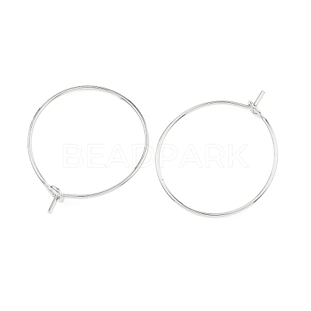 SHEGRACE Brass Hoop Earring Findings XGRPCH798-217P-1